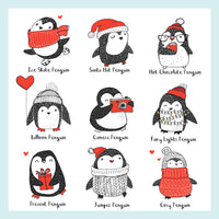 Penguin and Polar Bear Personalised Couples Mug Set