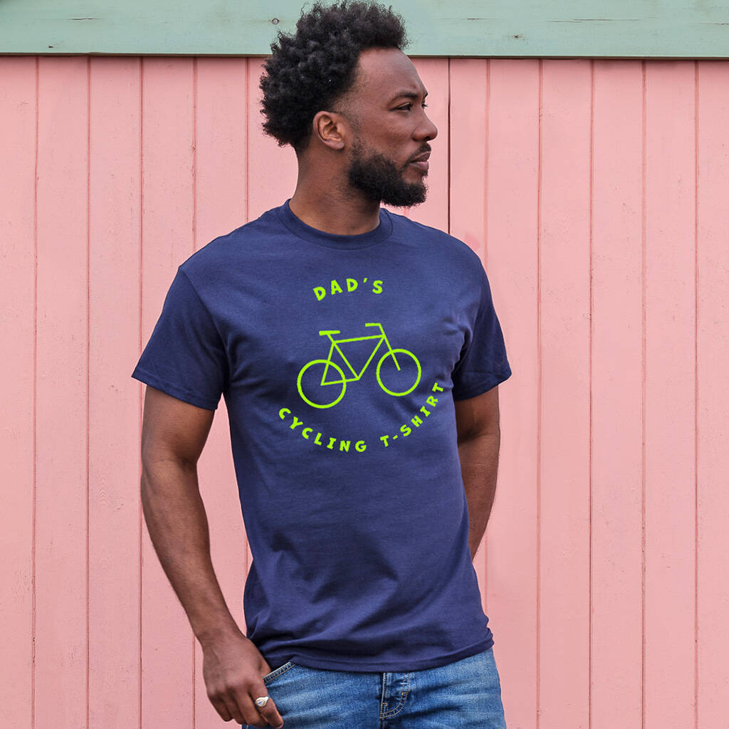 Personalised Father s Day Cycling Bike Tshirt Top Ellie Ellie
