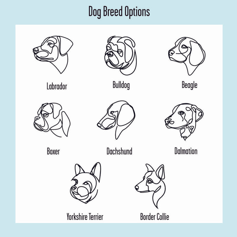 Personalised Dog Breed Cufflinks