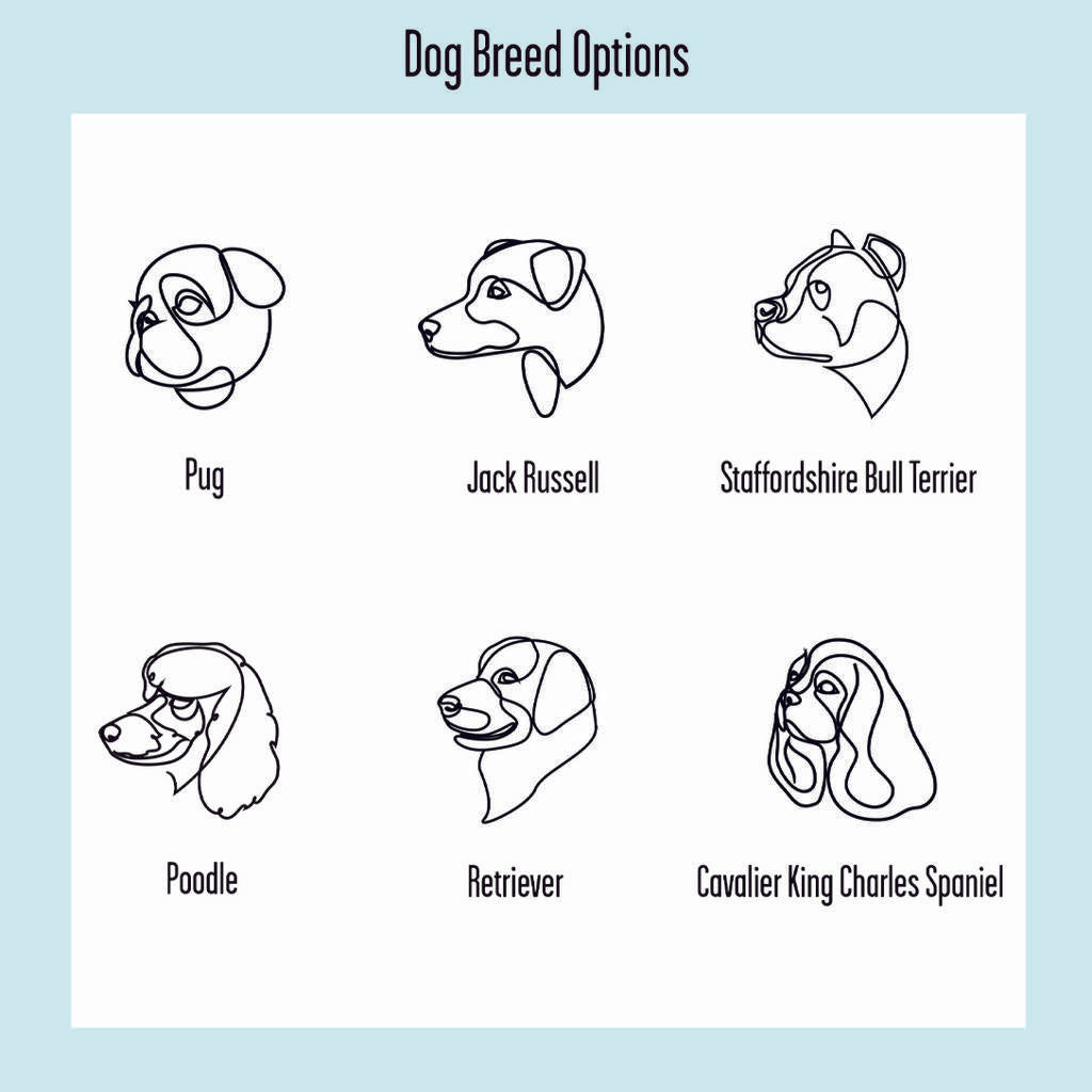 Personalised Dog Breed Cufflinks