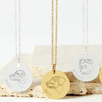 Personalised Dog Breed Silver Plated Necklace