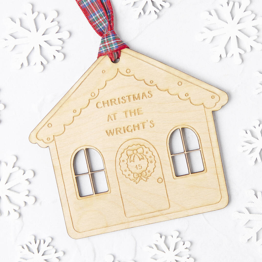 Personalised Family And Home Christmas Decoration