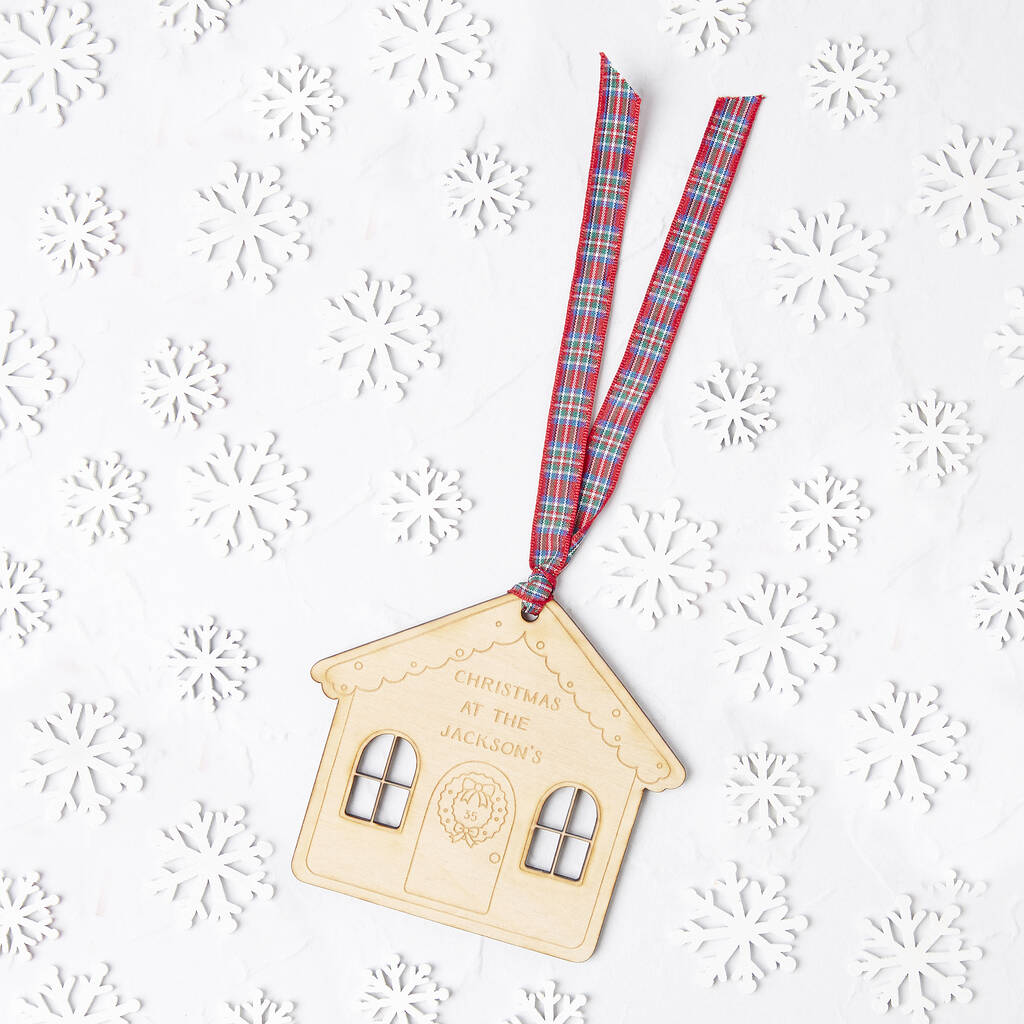 Personalised Family And Home Christmas Decoration