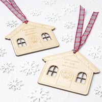 Personalised Family And Home Christmas Decoration