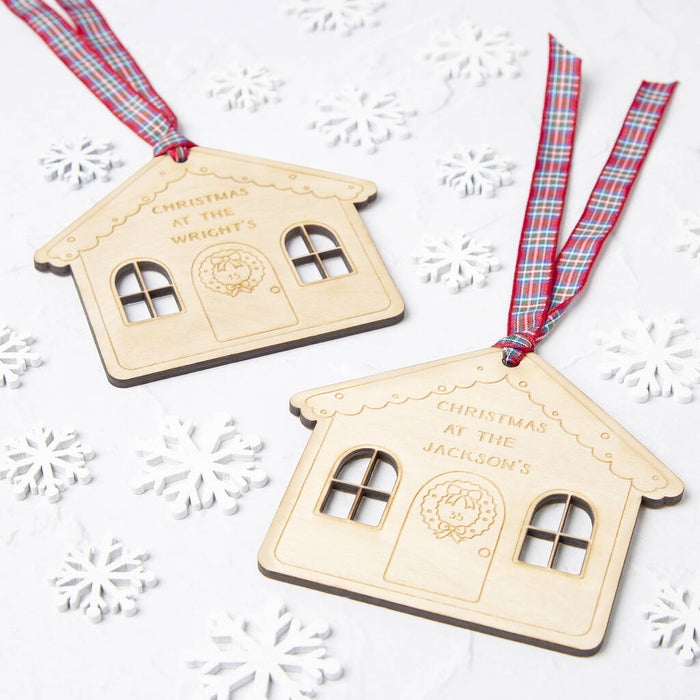 Personalised Family And Home Christmas Decoration
