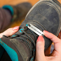 Personalised Hiking Walking Boot Tag