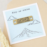 Personalised Hiking Walking Boot Tag