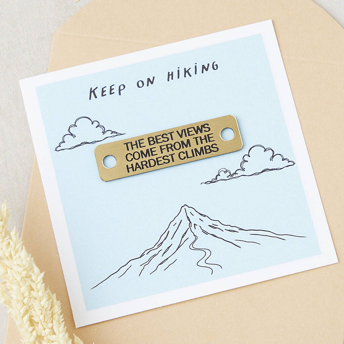 Personalised Hiking Walking Boot Tag