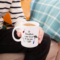 Personalised 'If... Can't Fix It, No One Can!' Mug and Sweet Set