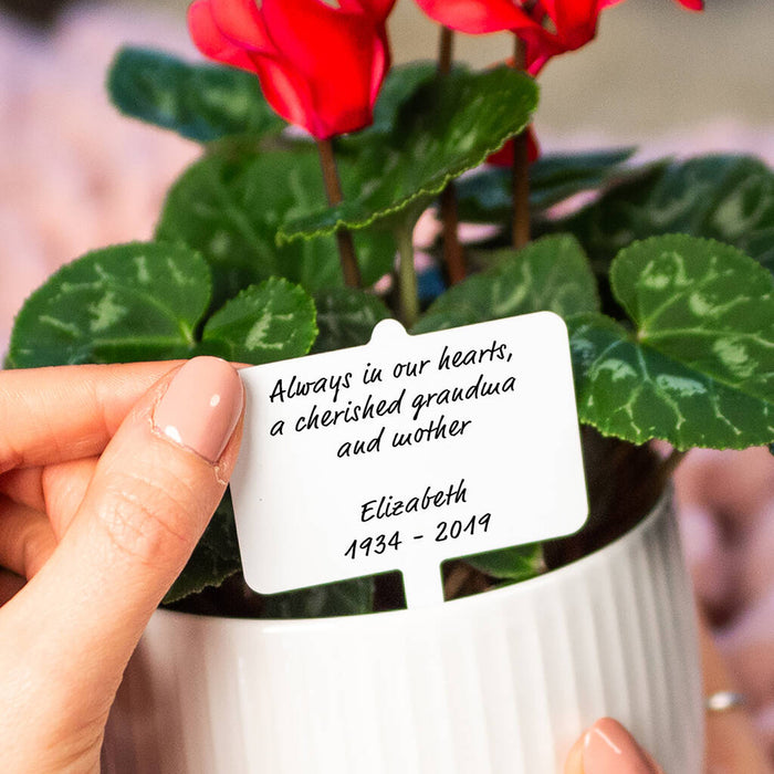Personalised Message Remembrance Plant Marker