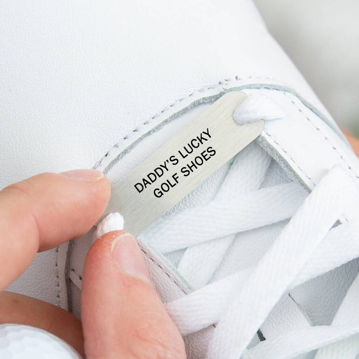 Personalised Metal Golf Shoe Tag