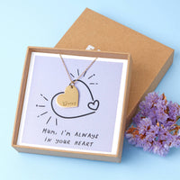 Always In Your Heart Mother’s Day Gold Plated Necklace