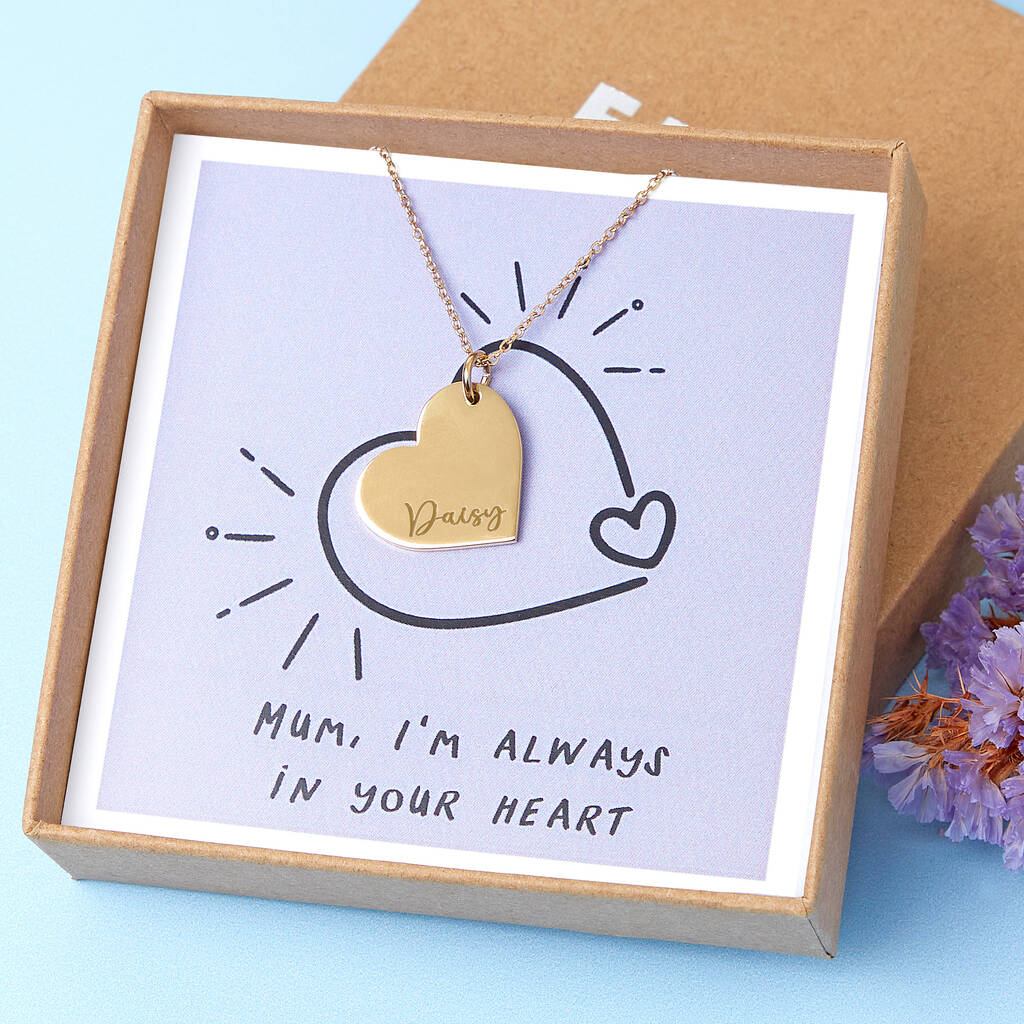 Always In Your Heart Mother’s Day Gold Plated Necklace