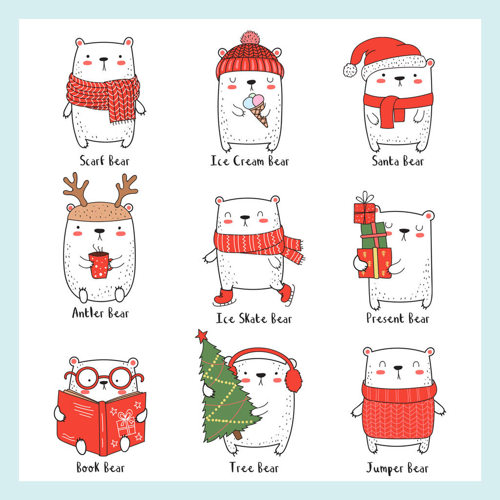 Personalised Polar Bear Winter Mug