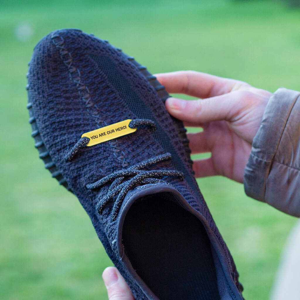 Personalised Running Shoe Tag