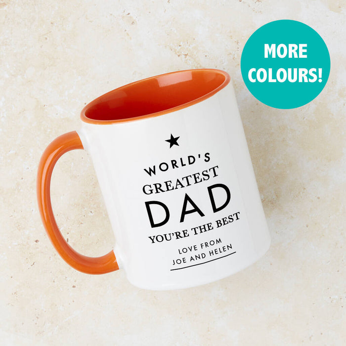 Personalised World's Greatest Dad Mug