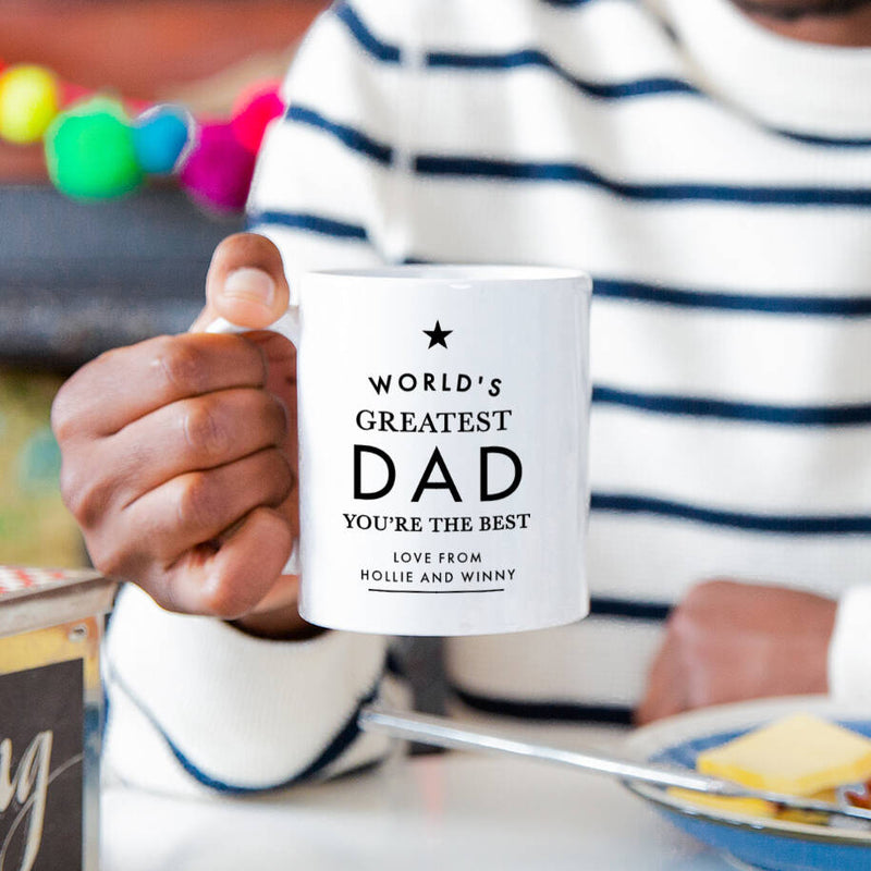 Personalised World's Greatest Dad Mug