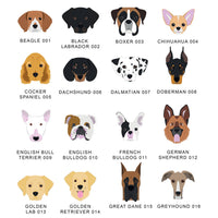 Personalised 'Worlds Best Dog Mum' Dog Breed Coaster