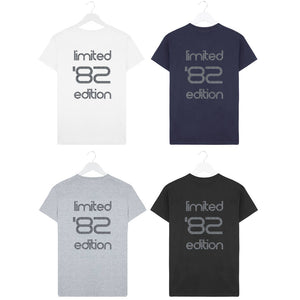 Personalised Year Limited Edition Back Print Tshirt