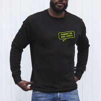 Pixelated Fluent In Dad Jokes Men's Sweatshirt