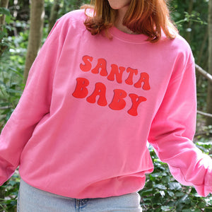 Santa Baby Christmas Sweatshirt Jumper