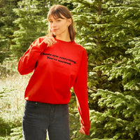 Santa Saw Everything Women's Christmas Sweatshirt