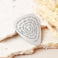 Secret Message Guitar Plectrum