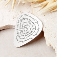 Secret Message Guitar Plectrum