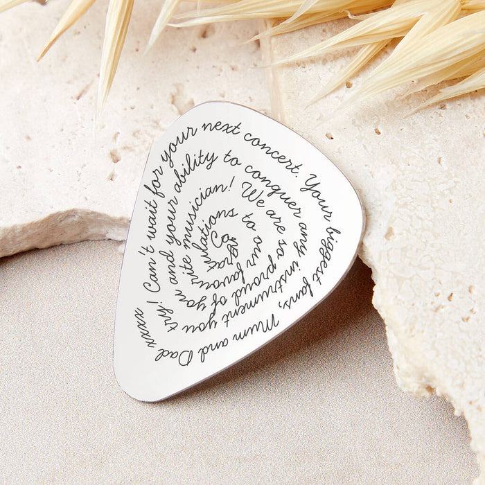 Secret Message Guitar Plectrum