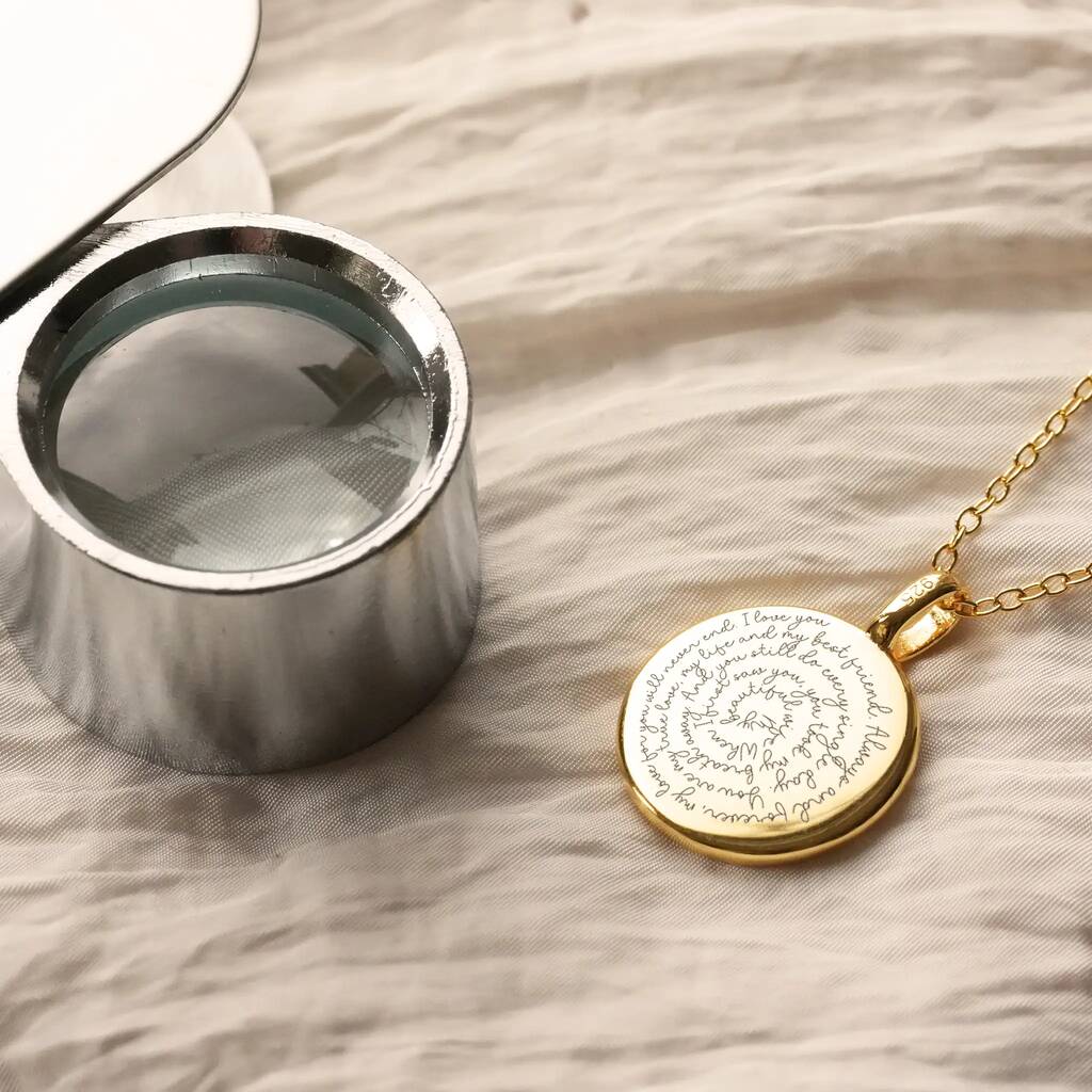 Personalised Secret Message Necklace