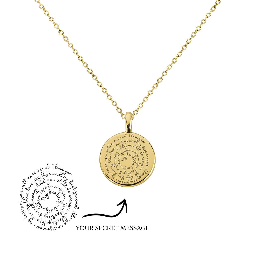 Personalised Secret Message Necklace