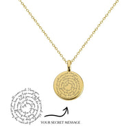Personalised Secret Message Necklace