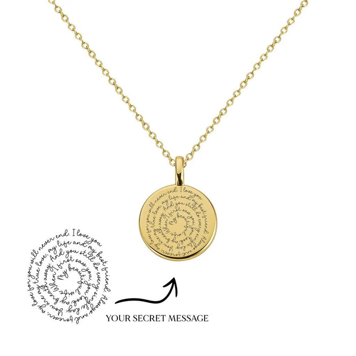 Personalised Secret Message Necklace