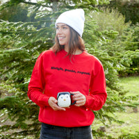 Sleigh, Panic, Repeat Women's Christmas Jumper