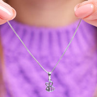 Sterling Silver Mum To Bee Necklace