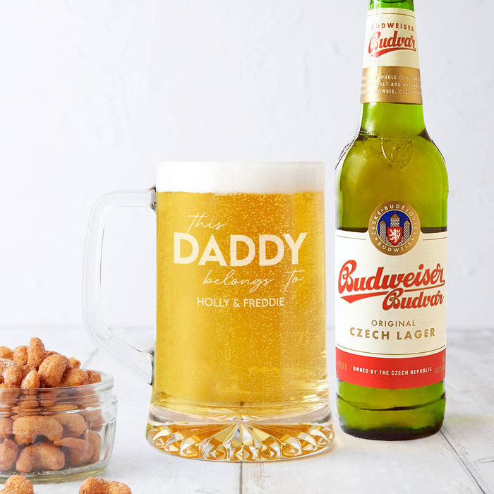 This Dad Belongs to Beer Tankard