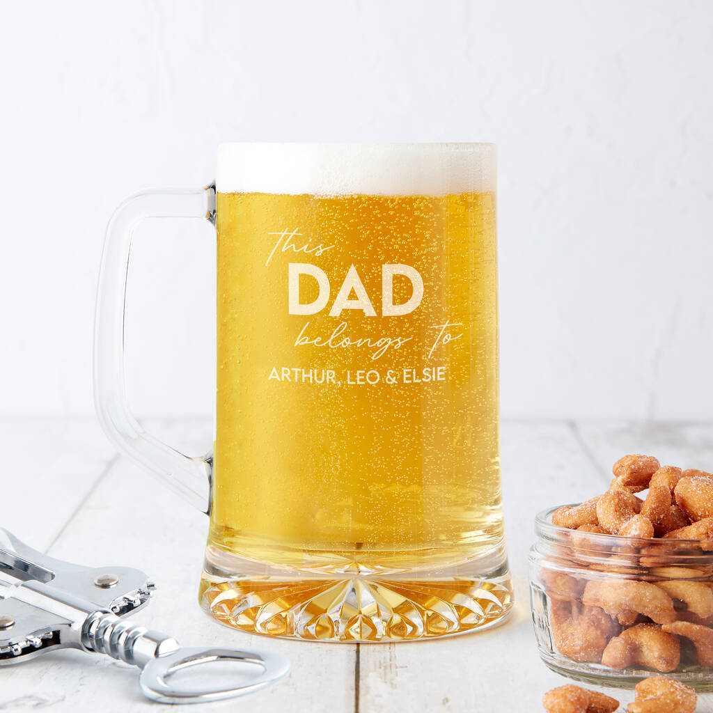 This Dad Belongs to Beer Tankard