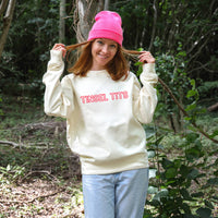 Tinsel Tits Glitter Christmas Jumper Sweatshirt