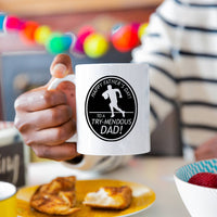 To A Trymendous Dad Fun Rugby Mug