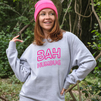 Bah Humbug Women's Christmas Jumper Sweatshirt