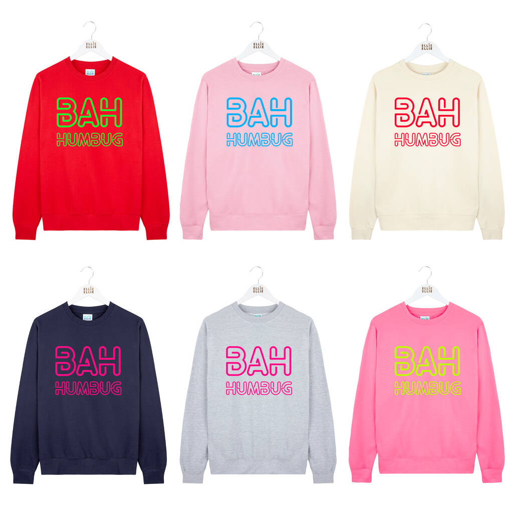 Bah Humbug Women's Christmas Jumper Sweatshirt