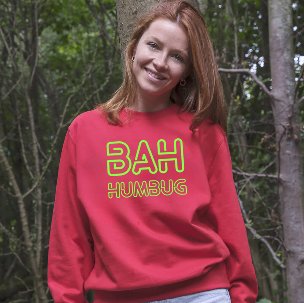 Bah Humbug Women's Christmas Jumper Sweatshirt