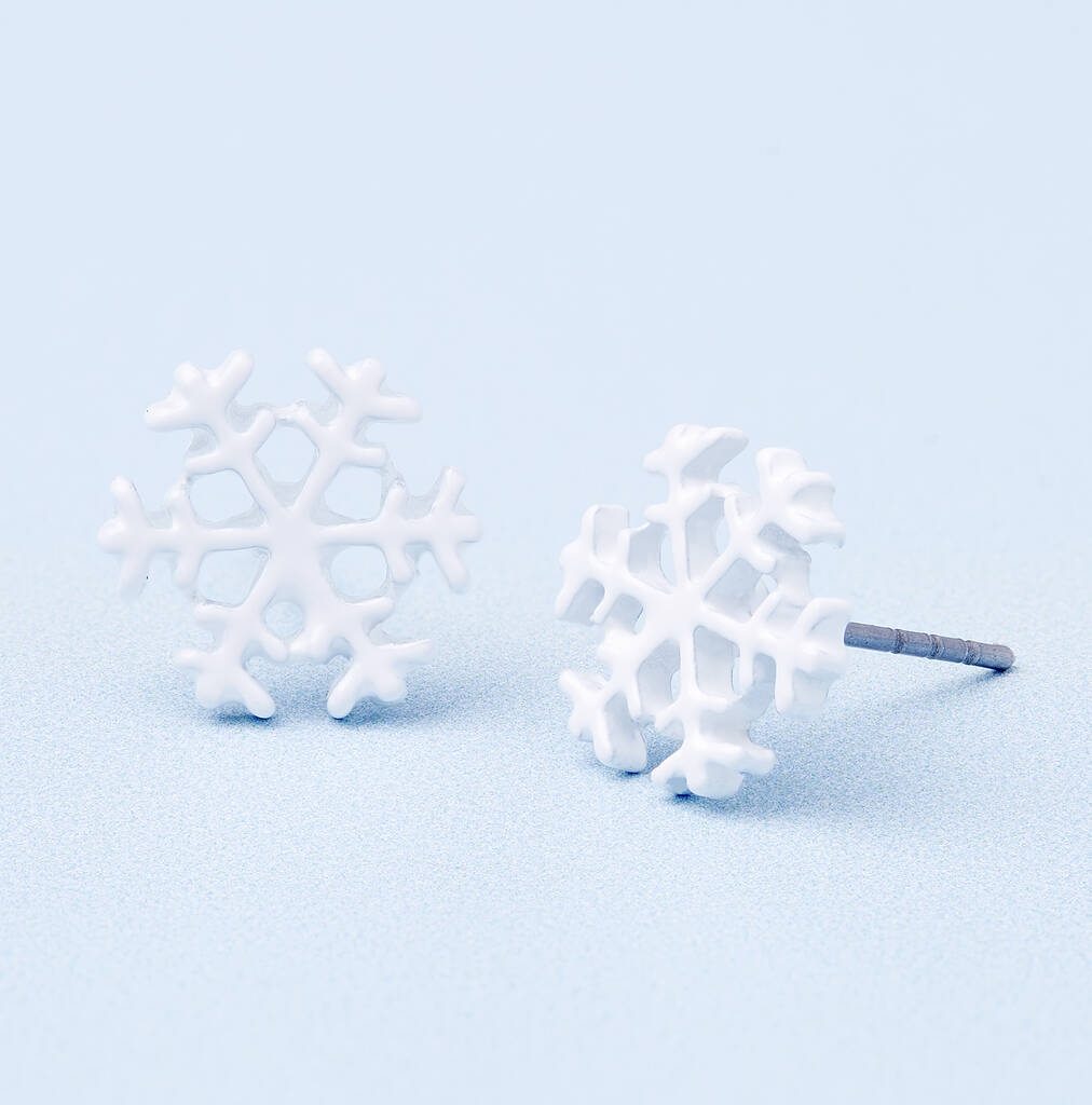 Winter Wonderland Silver Plated Christmas Earring Set