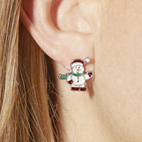 Winter Wonderland Silver Plated Christmas Earring Set