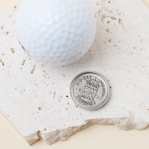 Lucky Sixpence Coin Golf Marker 1928 To 1967