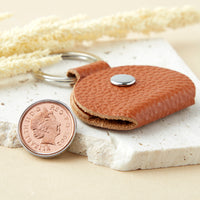 Lucky Penny Coin Token Keepsake Keyring 1971 To 2008
