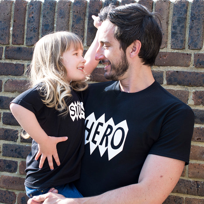 Daddy And Me Hero Sidekick T-Shirt Set