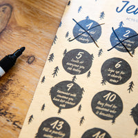 Personalised Acts Of Kindness Reusable Advent Calendar