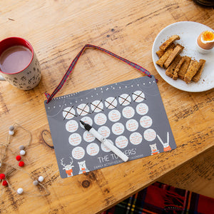 Personalised Family Reusable Activity Advent Calendar