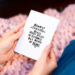 Long Distance Relationship Keepsake Wallet Card